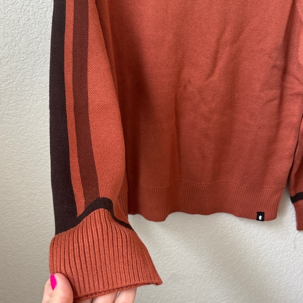 Cotopaxi Libre Mock Sweater Faded Brick Orange Brown size Medium NWT - Picture 7 of 10